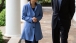 President Obama And President Park Walk On The Colonnade