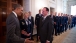 President Obama greets the U.S. Air Force Academy football team