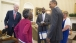 President Obama welcomes Vivian Bailey to the Oval Office