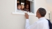 President Obama Greets Children at a Day Care Facility 