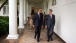 President Obama Walks With Alan Krueger