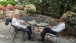 President Obama and Vice President Biden talk before lunch