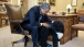 President Obama Pets Bo In The Oval Office