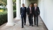 President Obama walks with VP Biden and Speaker Boehner