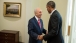 President Obama Greets President Peres