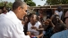 President Obama Greets Residents of Gorée Island