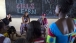 First Lady Michelle Obama in Unification Town, Liberia