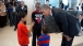 President Obama Talks with Kids at the Hotel