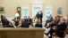 President Obama Meets with Advisors in the Oval Office