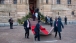 A Red Carpet is Rolled Out for the Official Arrival Ceremony 