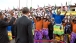 President Obama Watches Performers on the Tarmac before departing Dar es Salaam, Tanzania