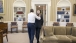 President Obama greets Vice President Biden prior to their weekly lunch