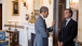 The President talks with the Ambassador of France to the U.S.