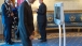 President Obama greets Alice Wong via robot