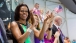 First Lady Michelle Obama Watches the Swimming Finals