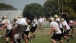 President Obama Watches The Galesburg High School Football Team Practice