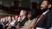 Members Of Congress Listen As President Obama Delivers An Address On Jobs