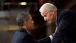 President Barack Obama Shakes Hands With Vice President Biden