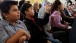 Young Guests Listen to President Obama