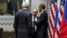 President Barack Obama talks with President Vladimir Putin of Russia