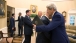 Barack Obama greets Netanyahu