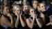 Students Watch and Listen to President Obama in Millers Creek, N.C.