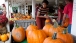 First Lady Michelle Obama Sorts Through Pumpkins 