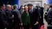President Obama Walks with German Chancellor Angela Merkel