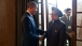 President Obama Greets Prime Minister Manmohan Singh
