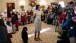 The First Lady at the Holiday Decorations Press Preview