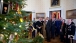 President Obama Shows Military Officials the White House Christmas Tree