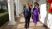 President And Mrs. Obama Walk Along The Colonnade