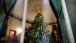 White House Visitors Pose In Front Of The Christmas Tree