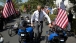 President Obama greets Wounded Warrior Project's Soldier Ride participants