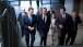 President Barack Obama talks with Gov. Arnold Schwarzenegger and L.A. Mayor Antonio Villaraigosa
