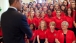 President Obama with members of the Girls National American Legion