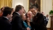 President Barack Obama greets guests during a reception for U.S. mayors 