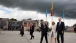 Vice President Joe Biden walks across the tarmac to Air Force Two