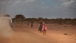 A Woman Walks along the Road in Dadaab, Kenya