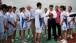 Vice President Joe BIden and Vice President Xi Greet High School Basketball Players