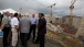 Vice President Joe Biden and Panamanian President Ricardo Martinelli talk after giving speeches