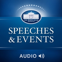 Keep up with all of President Obama's remarks, town halls, and press conferences in this comprehensive podcast.&nbsp; This feed will occasionally include remarks from other principals like Vice President Biden and First Lady Michelle Obama.