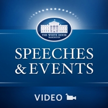 Keep up with all of President Obama's remarks, town halls, and press conferences in this comprehensive podcast.&nbsp; This feed will occasionally include remarks from other principals like Vice President Biden and First Lady Michelle Obama.