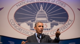 President Obama Speaks at the National League of Cities Conference
