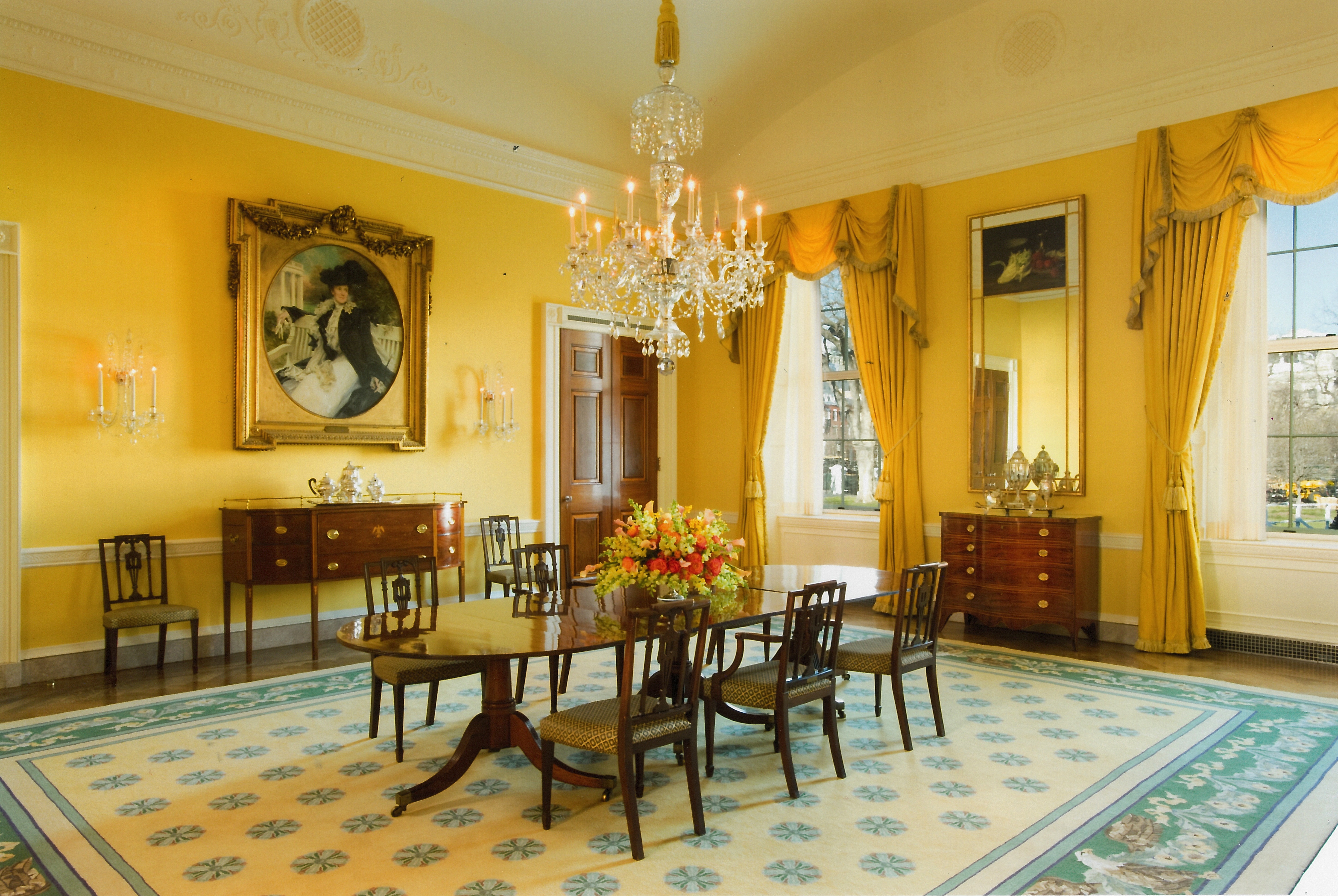 Dining Room In The White House