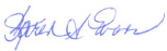 signature of Karen Evans