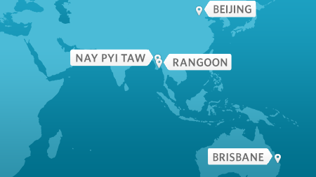 President Obama travels to Beijing, China, Nay Pyi Taw and Rangoon, Burma, and B