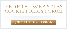 Federal Websites Cookie Policy Forum