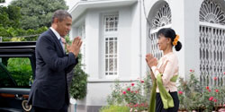 President Obama in Burma