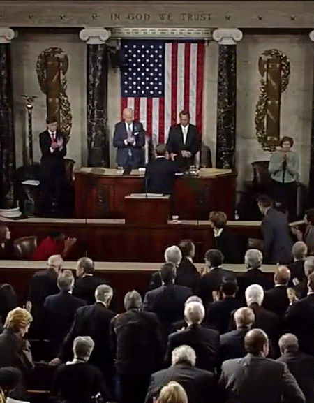 Applause During the Speech